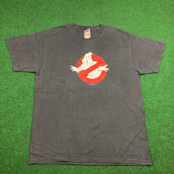 Vintage Ghostbusters Shirt Mens L Black 2004 Columbia Pictures Movie Promo Y2K - Picture 2 of 9